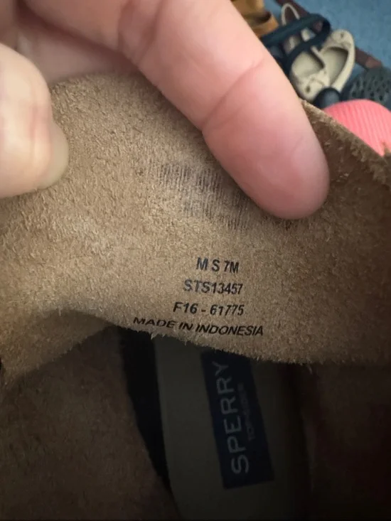 Sperry Chestnut Brown Leather Duck Boots Boat Shoes 8.5 Leather - Picture 8 of 8